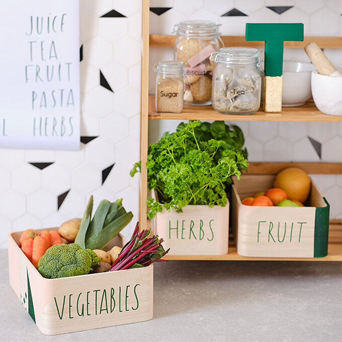 How to Create Personalised Kitchen Storage Hobbycraft